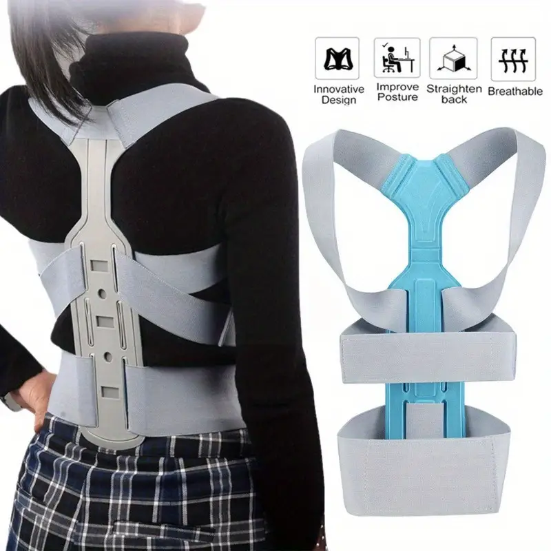 1699939658511-0a14cb24cc614b769fba2359a8095e58-goods-2.png Ceinture Correcteur de Posture du dos réglable, respirant - حزام مصحح وضعية الظهر قابل للتعديل - الصورة 1