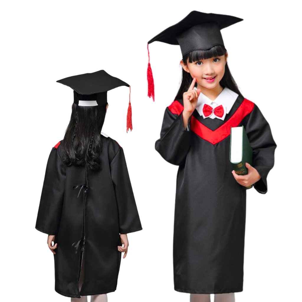 xr:d:DAFz9De9ed8:2170,j:4159491286765332292,t:24012917 Costumes de graduation académique pour enfants 5-7 ans - الصورة 1