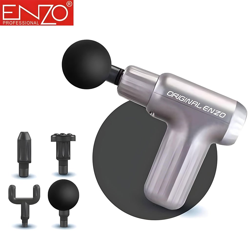 EN-4802-CNC-2.jpg Pistolet de Massage ENZO EN-4802 avec 4 Têtes de Massage - الصورة 1