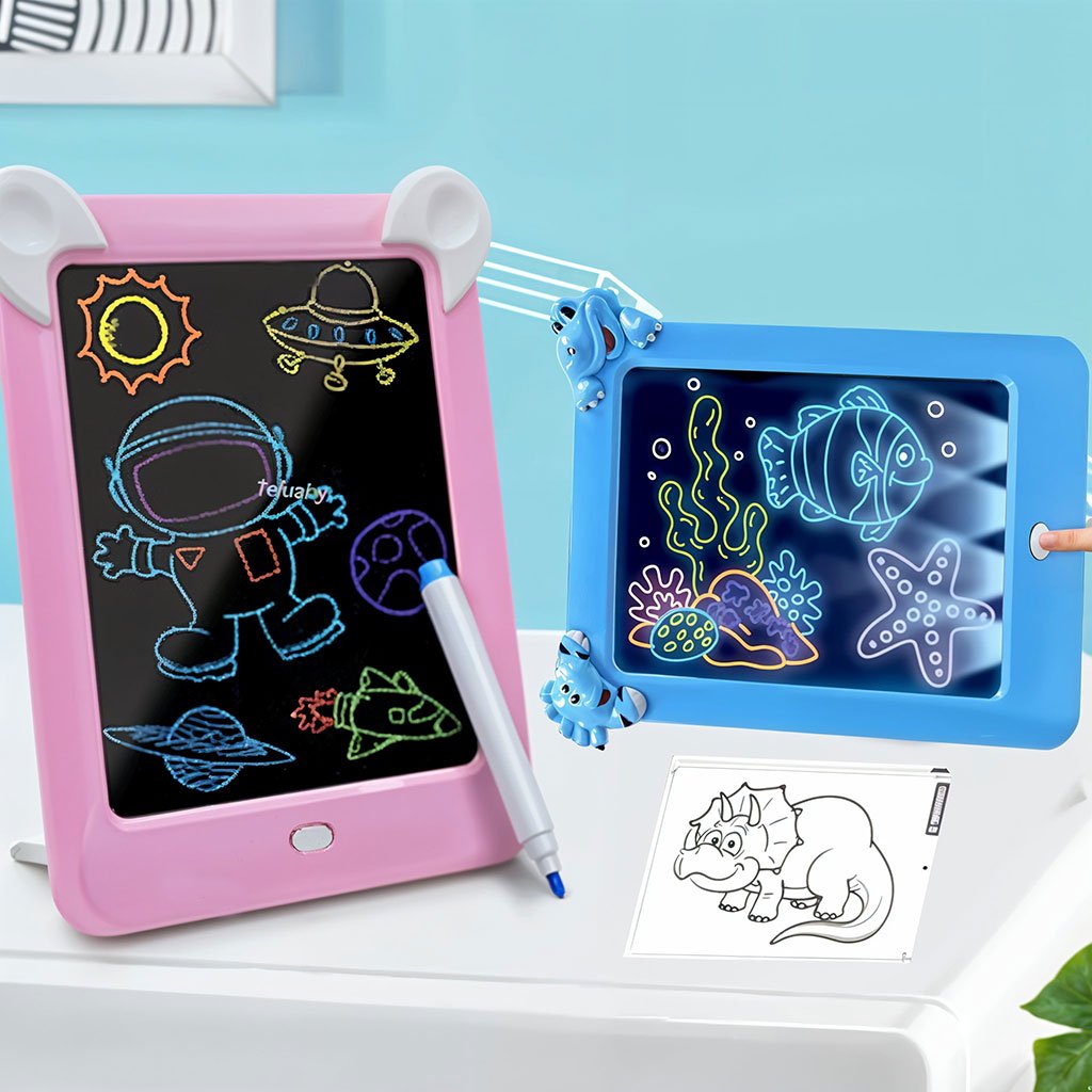Magic-Pad-cnc.jpg Magic Pad Tablette Graphique Lumineuse pour Enfants – لوحة رسم للأطفال - الصورة 1