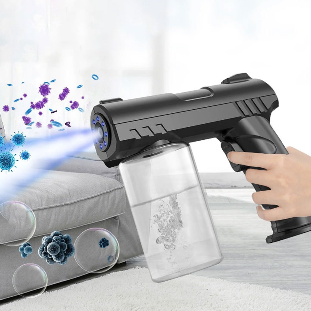 Pistolet-Humid-cnc Pistolet pulvérisateur de désinfection sans fil 280 ml rechargeable par USB – جهاز تنظيف وتعقيم - الصورة 1