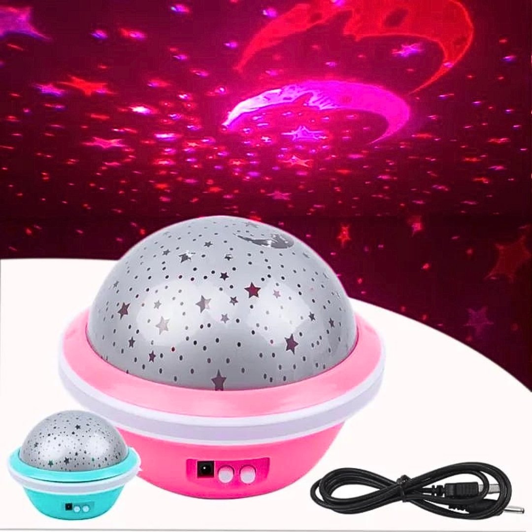 xr:d:DAF9zHd--qM:6,j:1213013997074202850,t:24022513 Projecteur LED ciel étoilé pour enfants, lampe de nuit, romantique, coloré RGB - الصورة 1