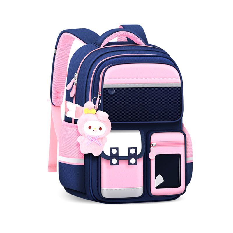 Sac-Chinois-V14-0-1.jpg Sac à Dos Enfant pour École primaire de Haute Qualité Bleu et Rose – حقيبة ظهر مدرسية للأطفال أزرق ووردي - الصورة 1