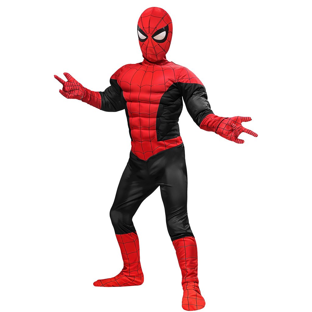 Spiderman-5pcs-cnc-6.jpg Tenue de Deguisement Spiderman Complet 5PCS Pour Enfants – بدلة سبايدرمان - الصورة 1