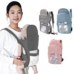 Kangourou pour Bébés et Tout-petits de 0 à 36 Mois avec Ceinture Réglable – حاملة رضيع مريحة