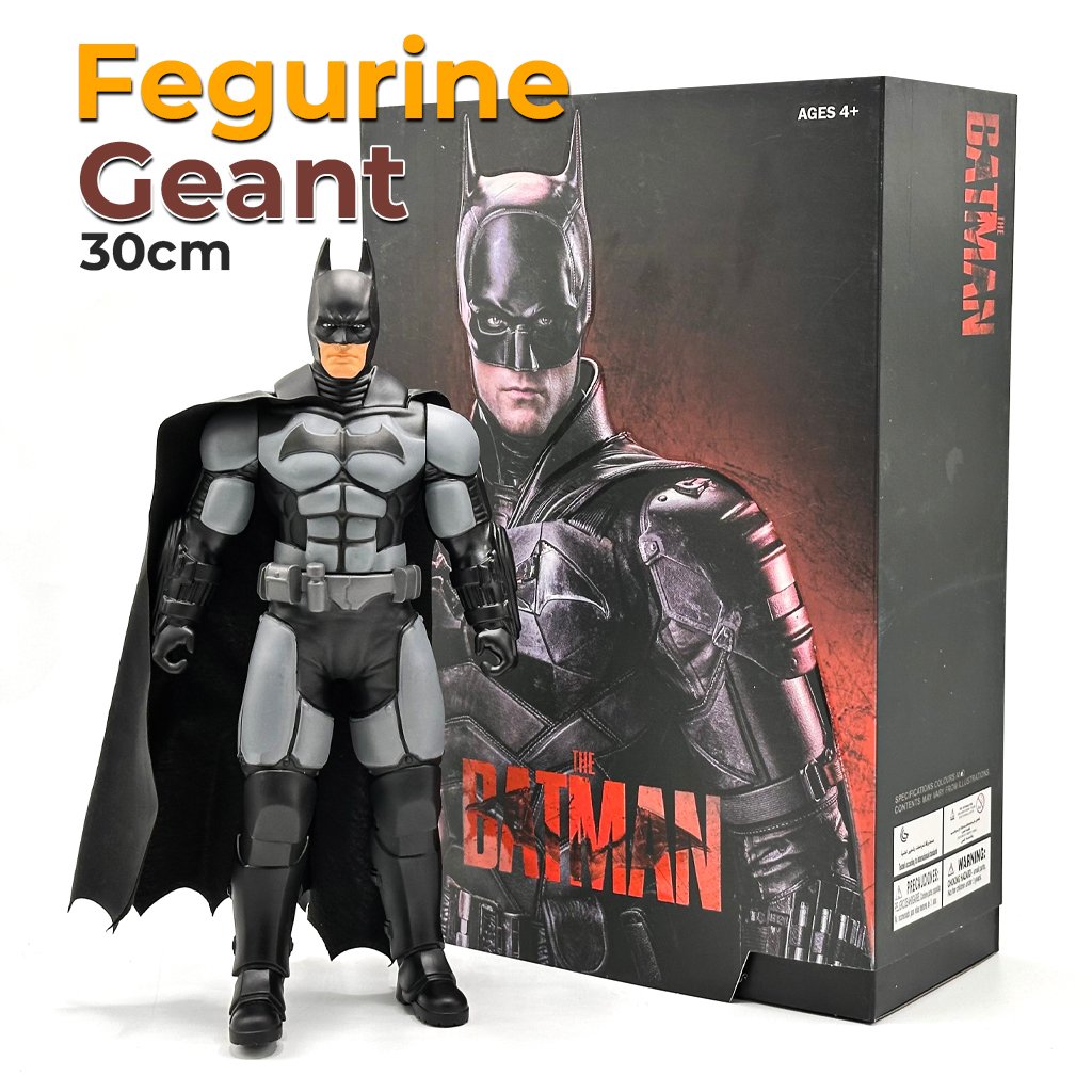 batman-cnc-2.jpg Figurine Géante Batman 30 cm en PVC Le Chevalier Noir à Collectionner - الصورة 1