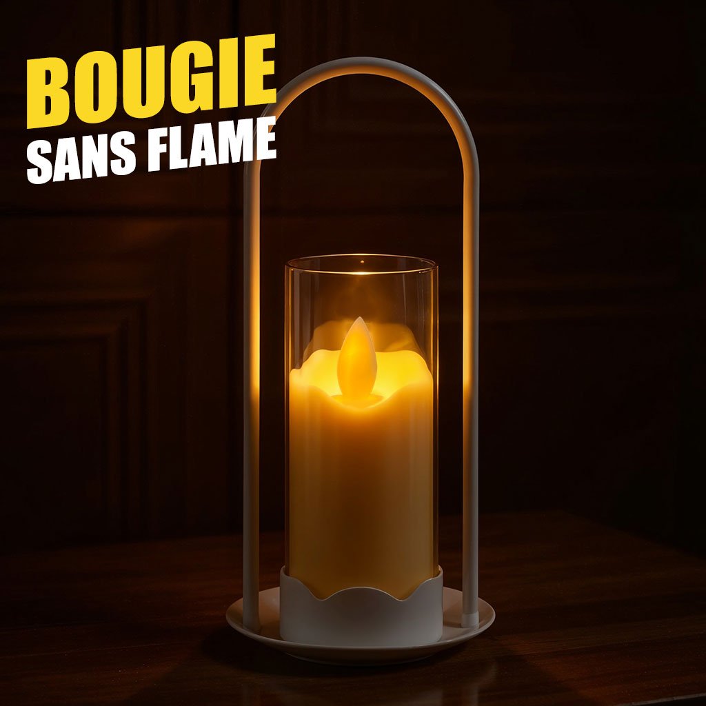chem3a-led-1pcs-1.jpg Bougie Électriques Élégantes Sans Flamme – شمعة بدون نار للديكور - الصورة 1