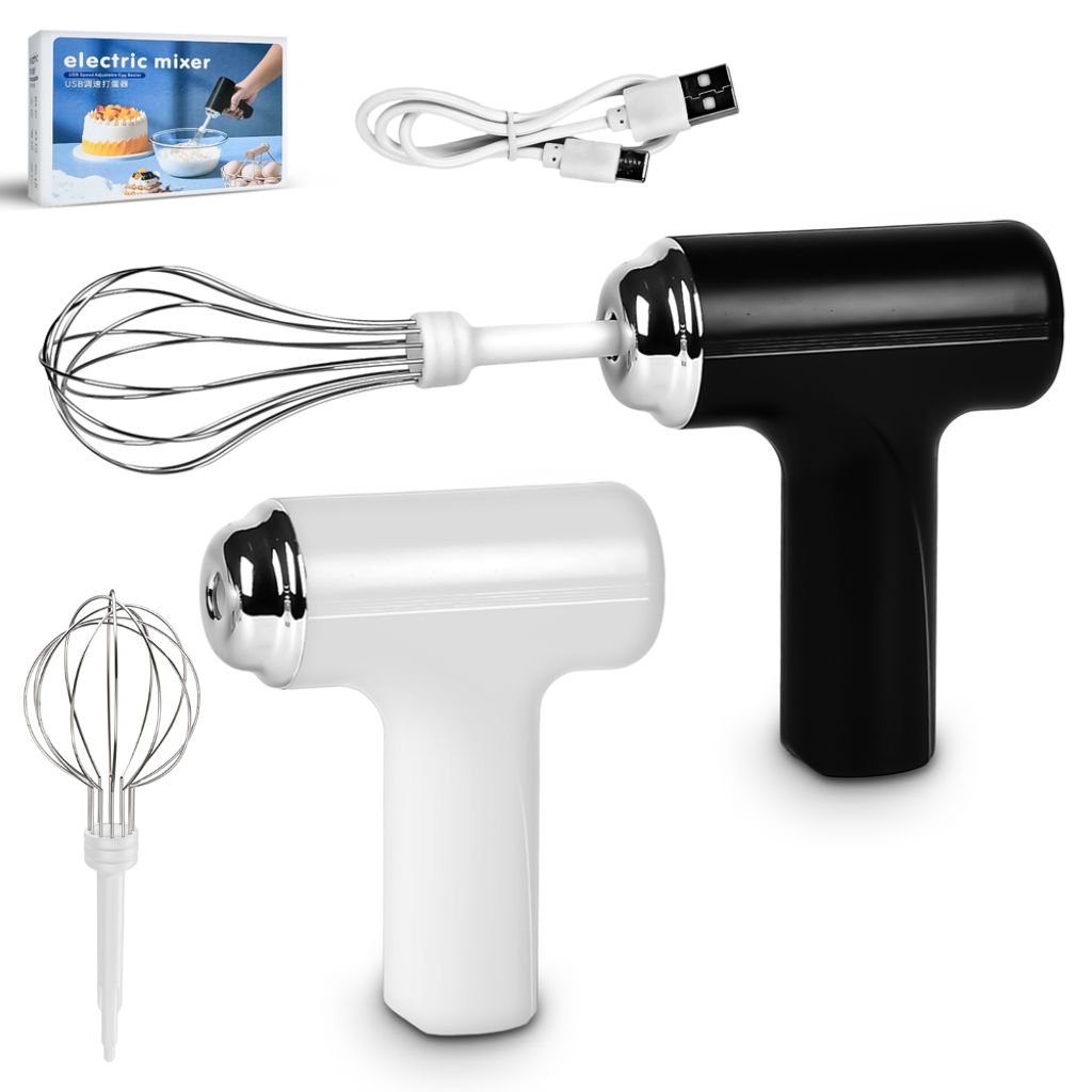 electricmixer-CNC-2.jpg Mixeur Électrique Sans Fil Portable 3 Vitesses – خلاط يدوي كهربائي لاسلكي - الصورة 1