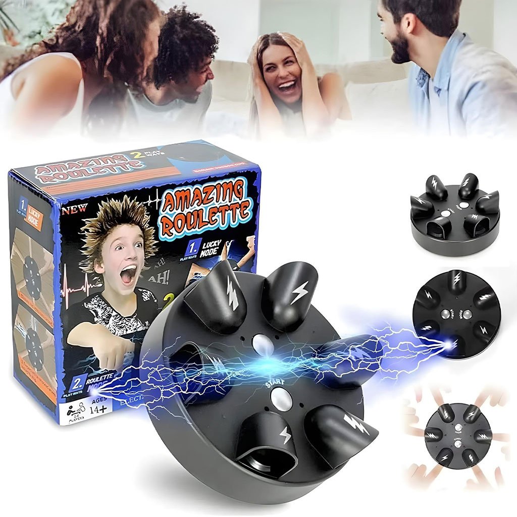 roulette-electrique-8-3.jpg Jeu de Roulette à Choc Électrique Multi-joueurs – جهاز كشف الكذب الكهربائي - الصورة 1