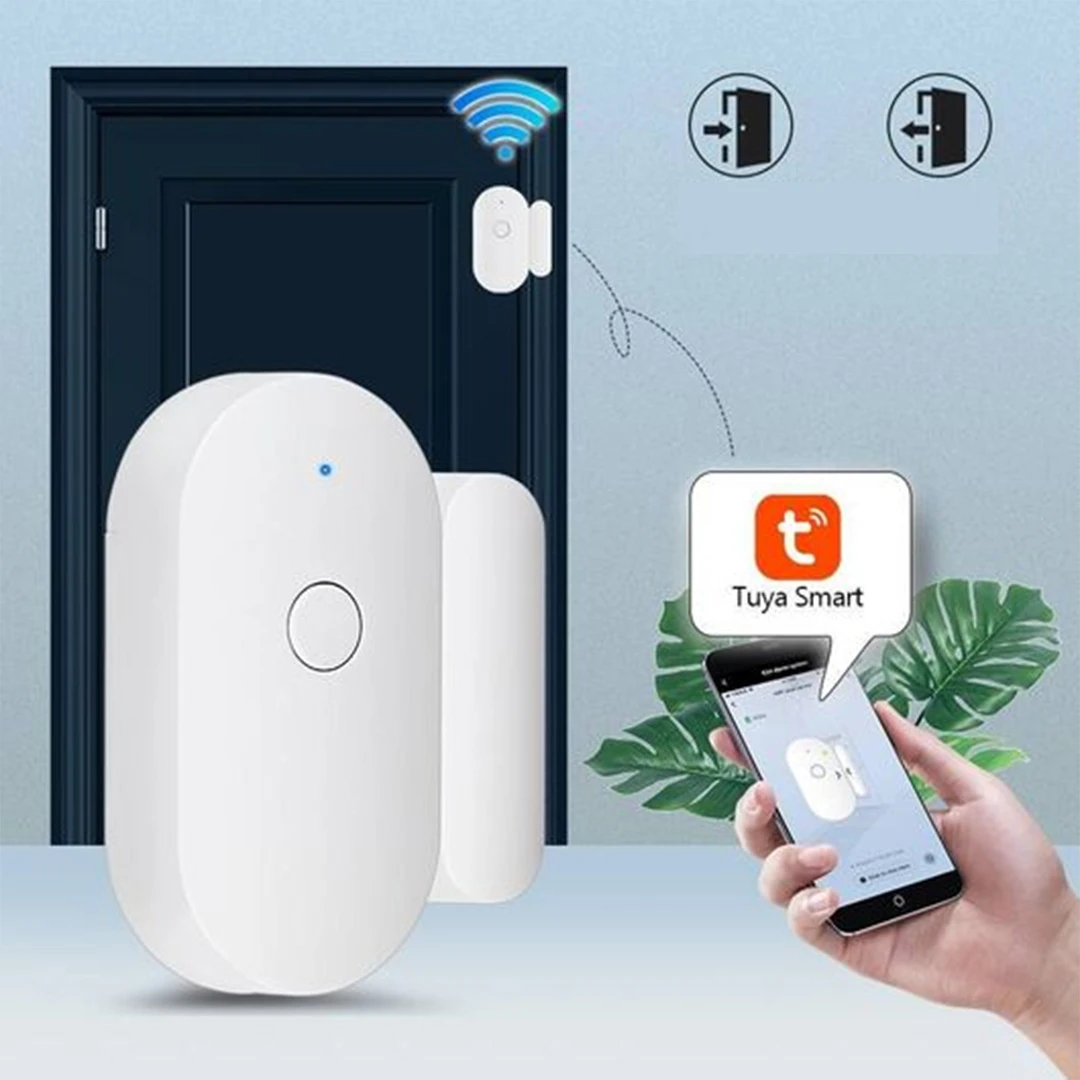 tuya-sensor-cnc.webp Détecteur de porte et fenêtre WiFi avec alarme capteur magnétique - مستشعر الأبواب والنوافذ الذكي - الصورة 1