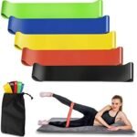 Ensemble de bandes de résistance Elastiques 5Pcs pour exercices de sport - طقم أحزمة المقاومة للرياضيين