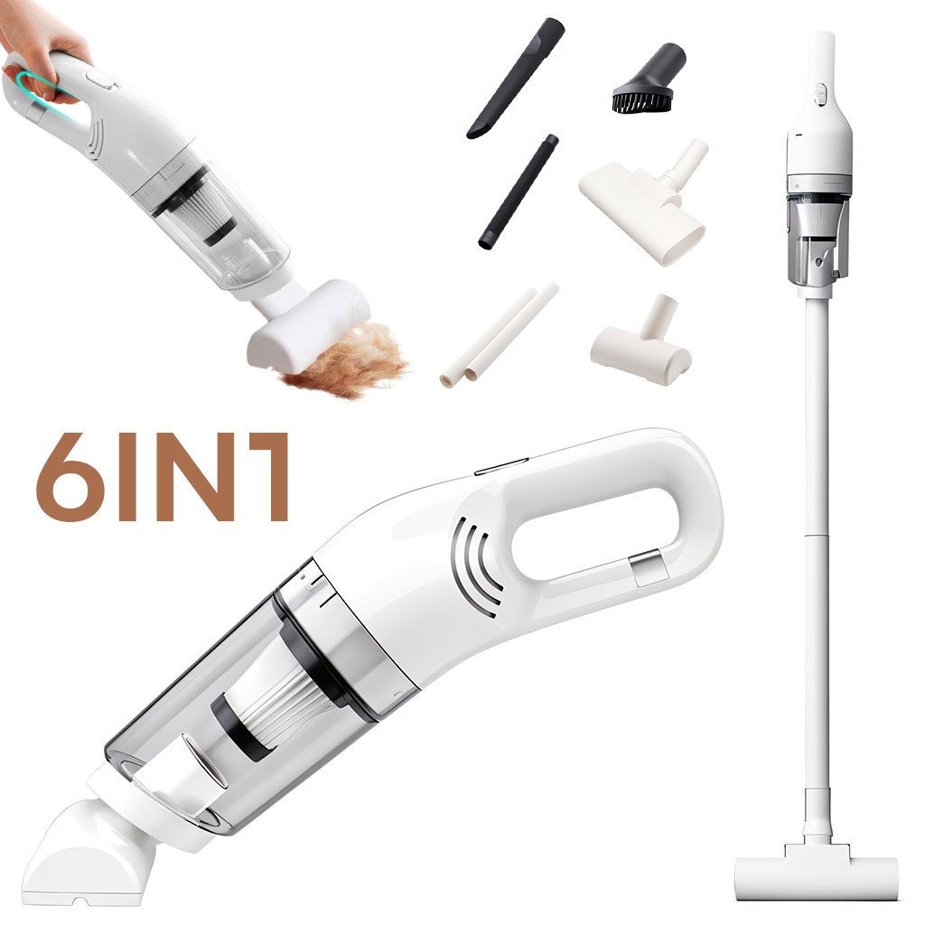 1776158113030_f8eaqcyp_jb-168-cnc Aspirateur Portable Multifonction 6en1 JB-168 batterie 1800 mAh Filtre HEPA - مكنسة كهربائية محمولة - الصورة 1
