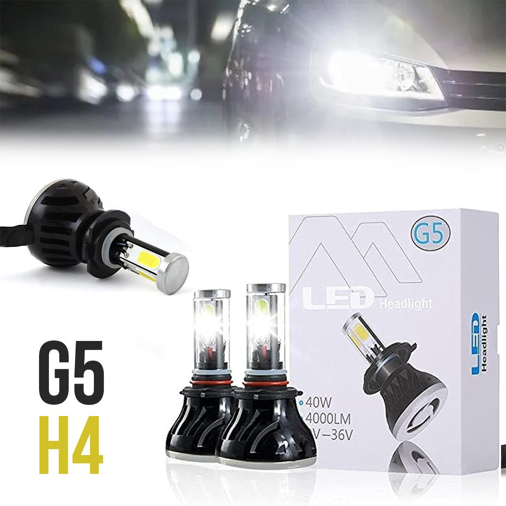 g5-h4-cnc.jpg Kit Lampe de phare H4 LED 4 Directions 4000LM - مصابيح إضاءة أمامية للسيارات - الصورة 1