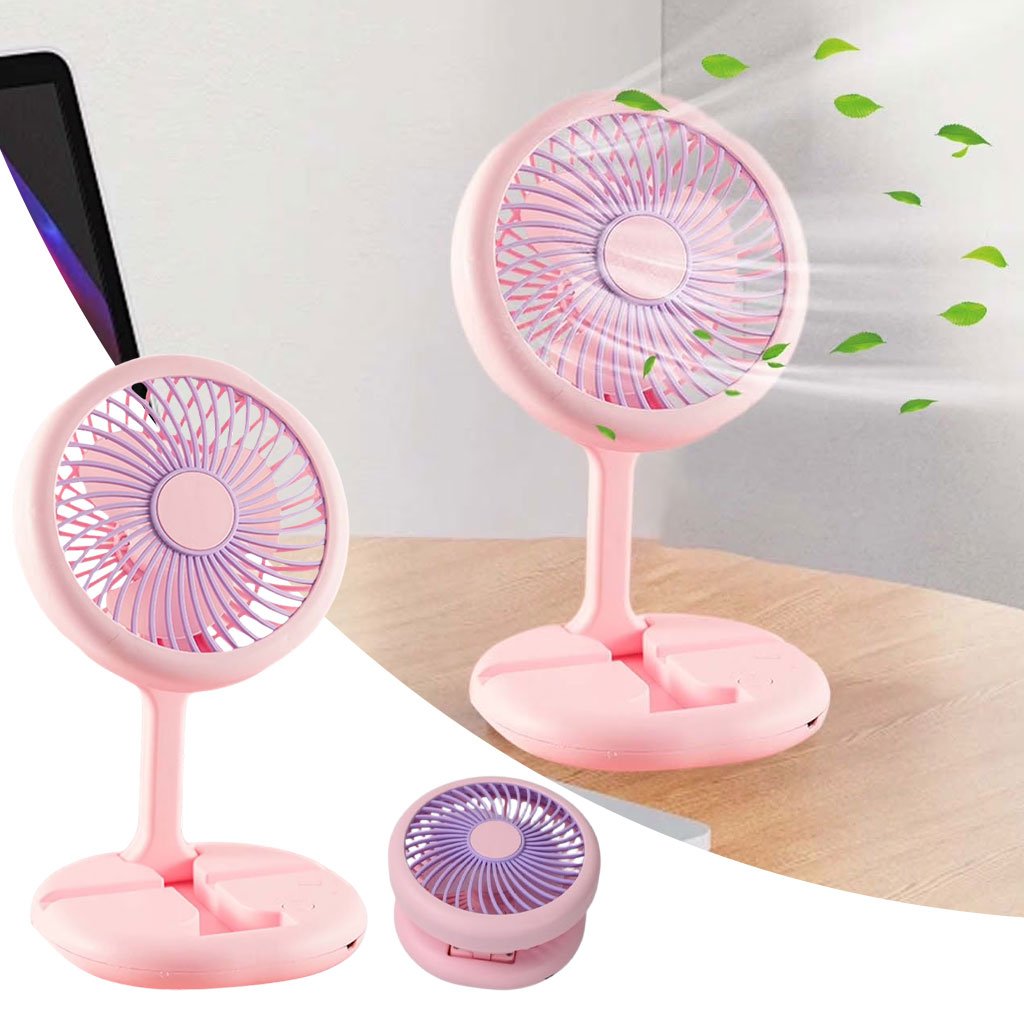 1777544559478_y3zibqsc_light-mini-fan-cnc Ventilateur Pliable Rechargeable avec Support Téléphone - مروحة مكتب ويد قابلة للطي مع حامل هاتف - الصورة 1